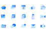 design a creative icon for the website, apps and print